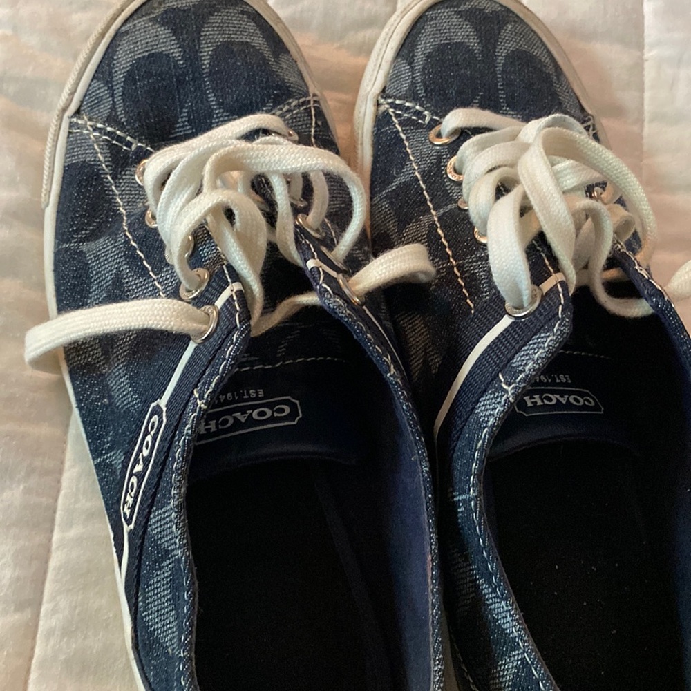 Coach sneakers, barely worn